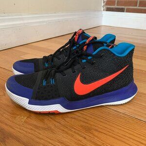 Nike Mens Black Blue Red Kyrie 3 Kyrache